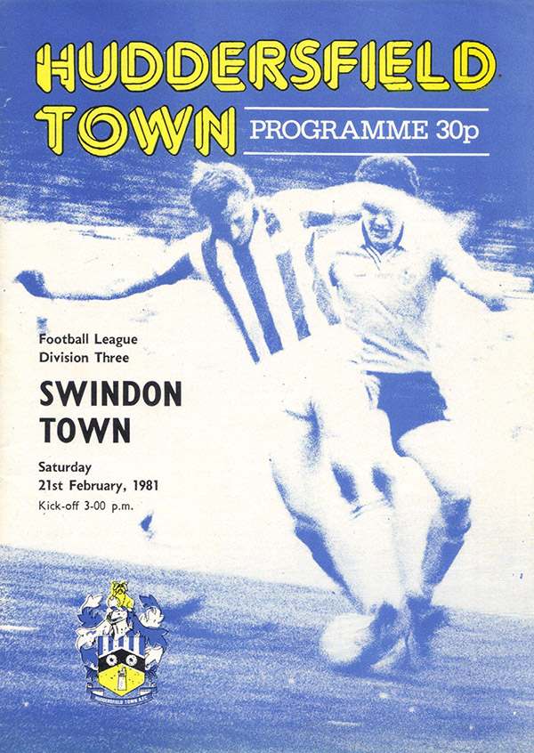 <b>Saturday, February 21, 1981</b><br />vs. Huddersfield Town (Away)